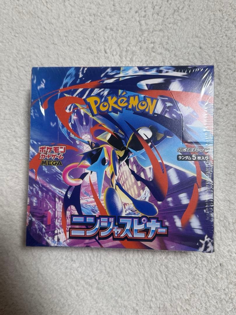 ポケモンカード　ニンジャスピナー　シュリンク付き　新品未開封　7BOX