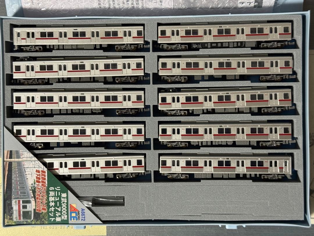 マイクロエース A6672 東武9000型リニューアル車　基増10両セット