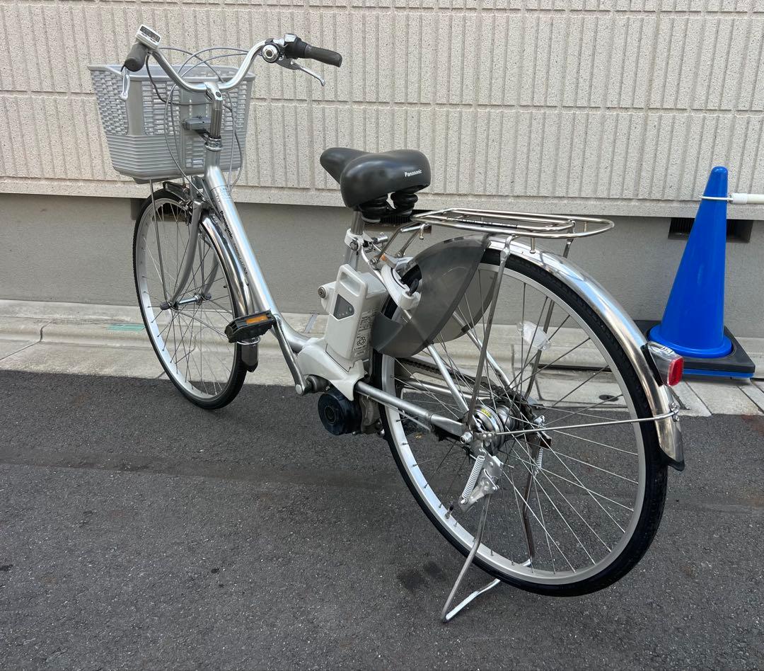 電動アシスト自転車 関東圏配送バスケット付き状態の良いバッテリー付き送料込
