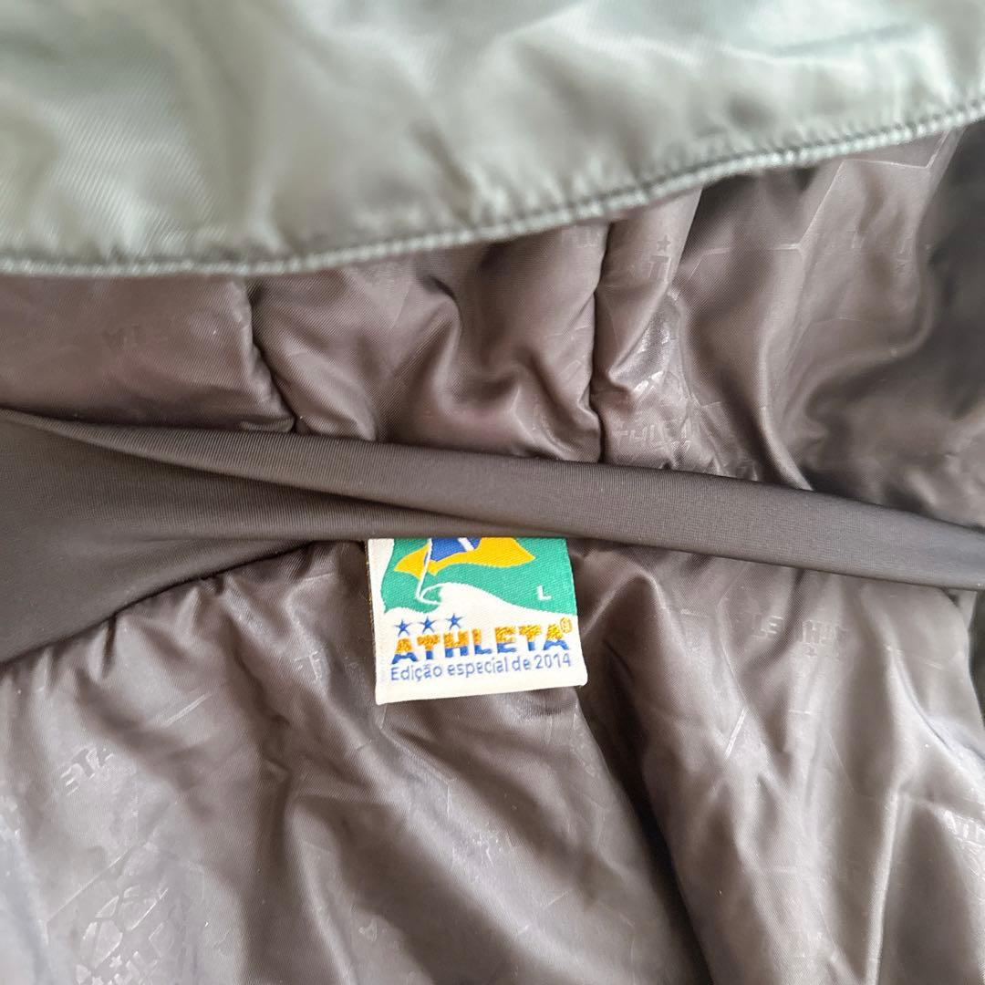 ATHLETA アスレタ フード付き中綿ジャケット ハーフコート Ｌサイズ