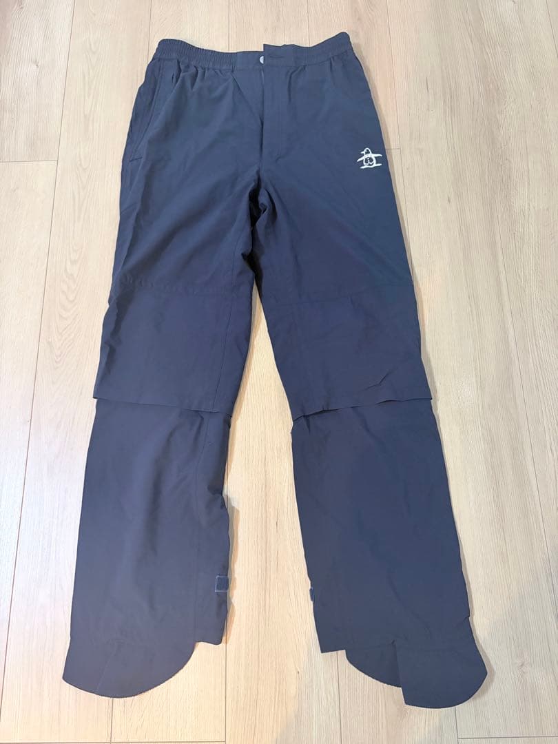 Munsingwear ゴルフ　チェック柄　レインジャケット　レインウェア
