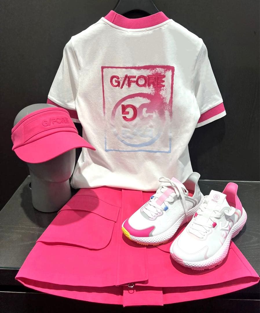 新品未使用 G/FORE ジーフォア レディース シャツ 半袖 Mサイズ