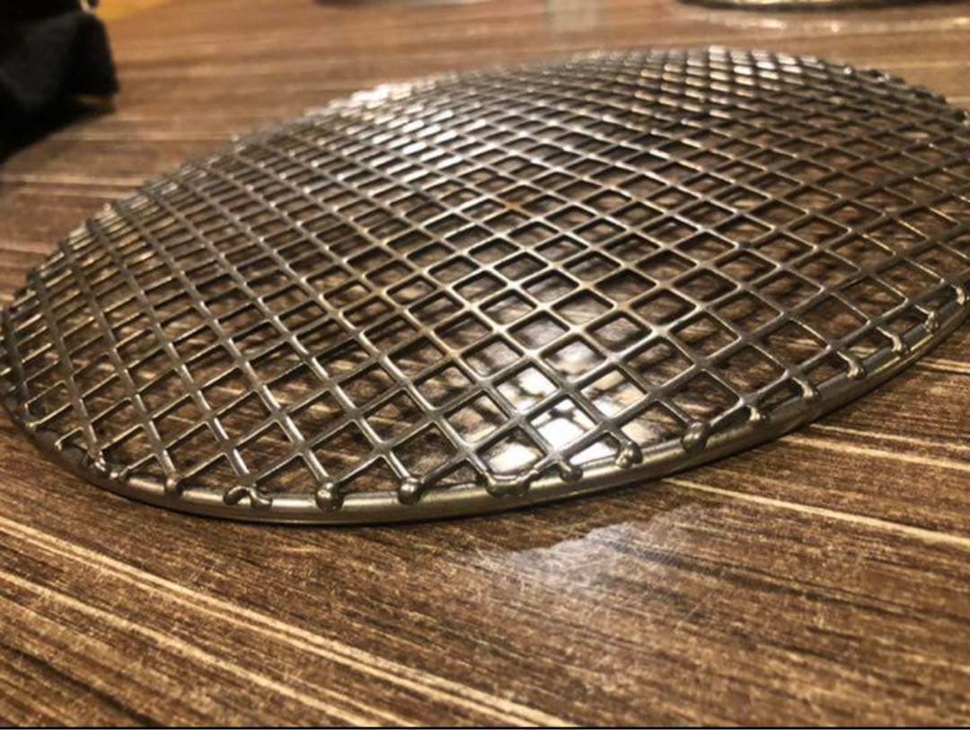 焼肉用網（3枚)　ステンレス製網　半永久　新品