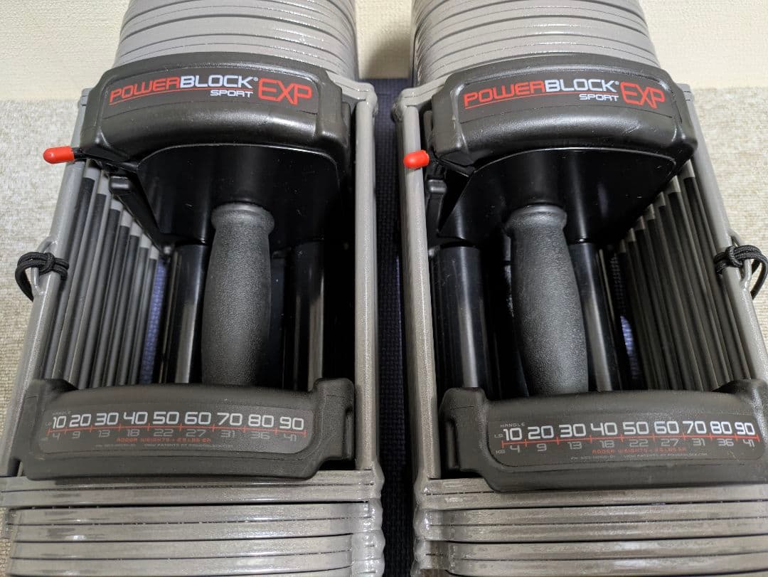 ② 正規品 パワーブロック POWER BLOCK 90ポンド 41kg 可変式