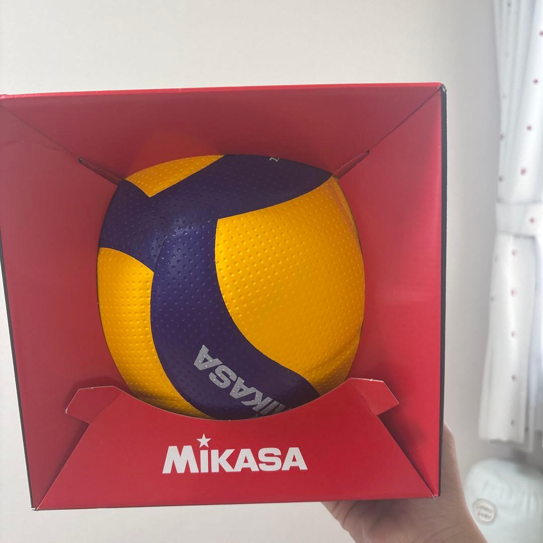 Mikasa 5号 バレーボール イエロー/パープル