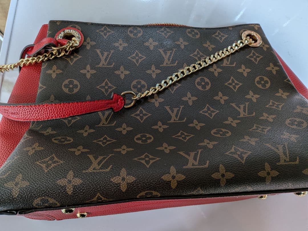 Louis Vuitton ショルダーバッグ ブラウン/レッド