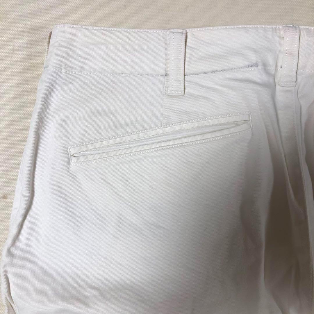 ビームスゴルフ オレンジレーベル◇ハーフ パンツ◇ホワイト Sサイズ