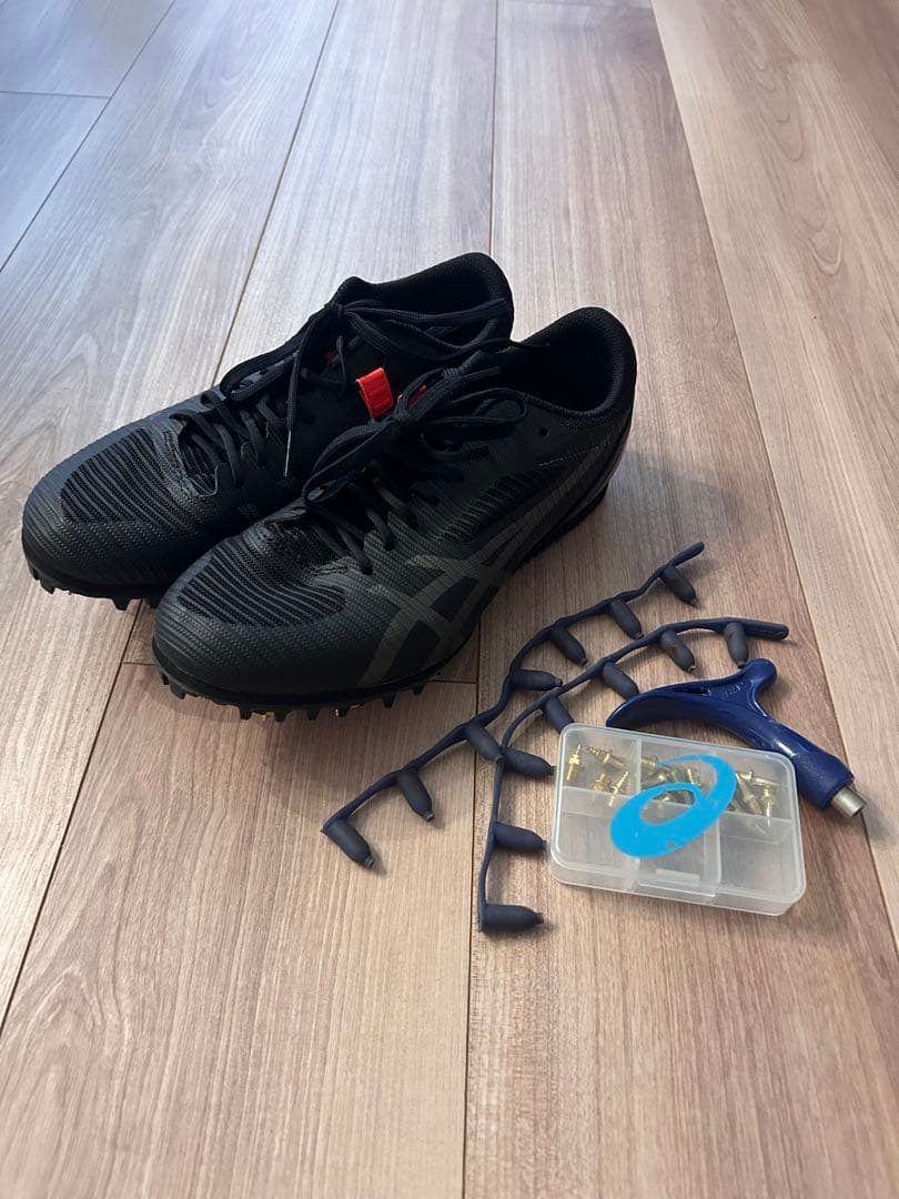 ASICS 陸上 スパイクシューズ 25cm