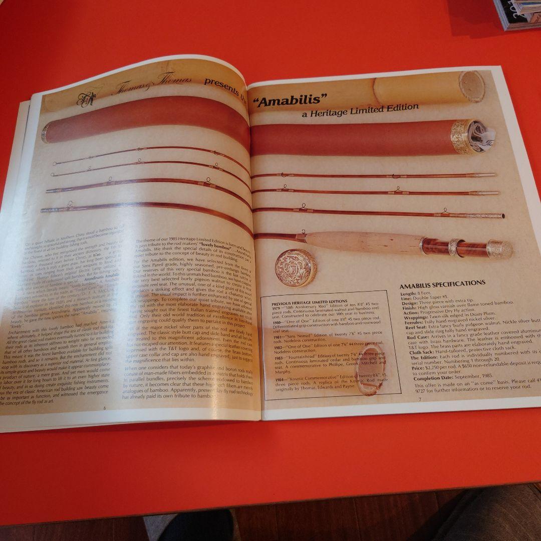 1985年 Thomas & Thomas フィッシングカタログ