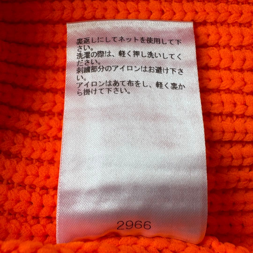 ★希少 XLサイズ★ RUSSELUNO ニット ベスト GOLF オレンジ