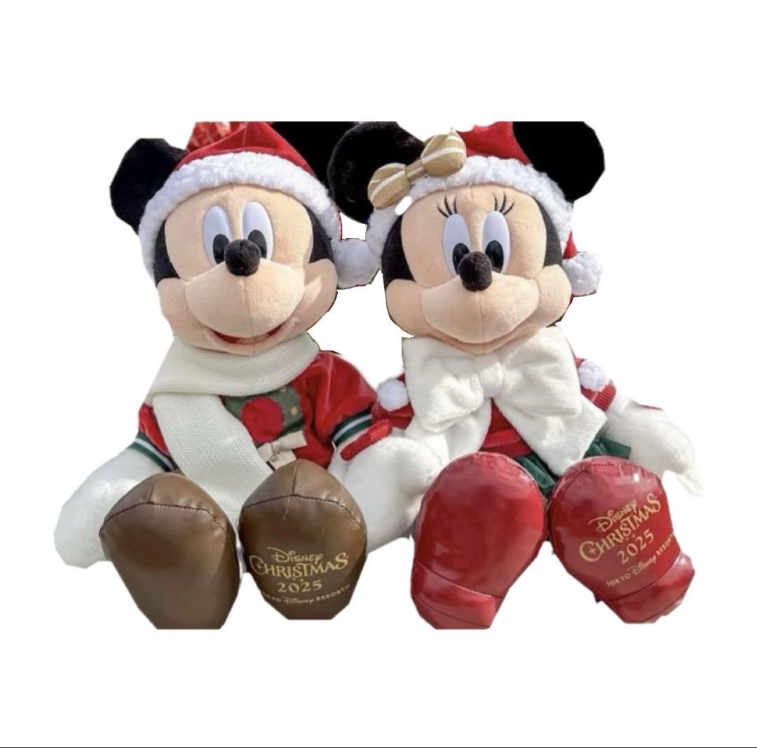 ディズニー クリスマス 2025 ミッキー ミニー ぬいぐるみ サンタ