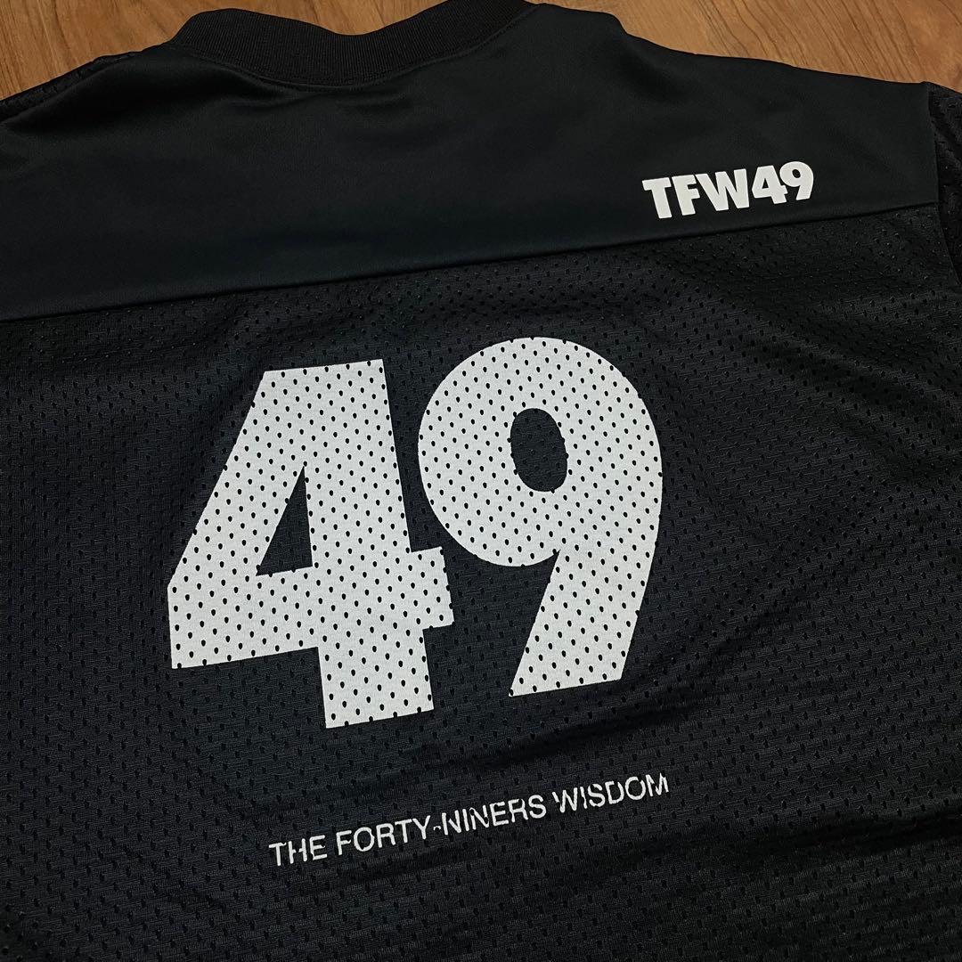 定価2.9万　TFW49 モックネック　Tシャツ ブラック　M ゴルフ
