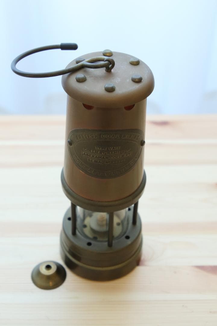 【草加千兵衛】アンティーク風装飾ランプ Coal Mining Lamp