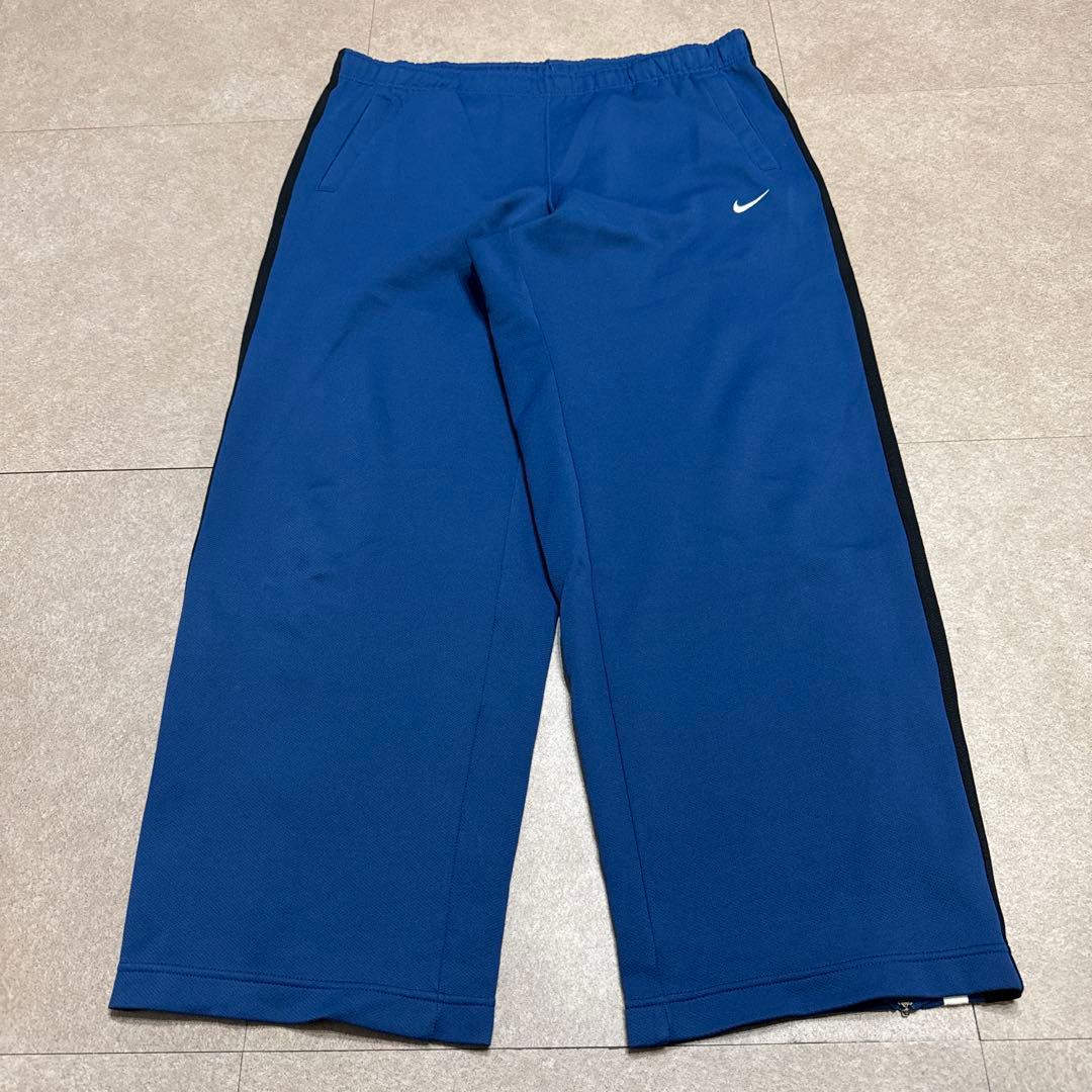 Nike ナイキ　上下セットアップ　ジャージ　ビンテージ 90s 青　黒　XL