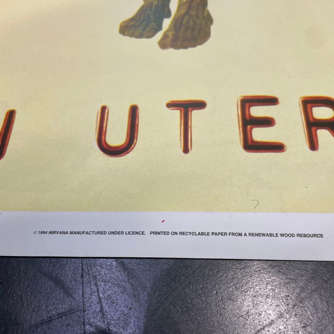 Nirvana IN UTERO ポスター　デッドストック