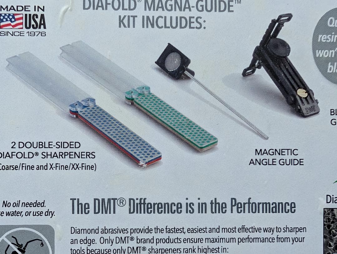 【希少】DMT ダイヤモンド砥石 マグナガイド・キット（4種粒度）