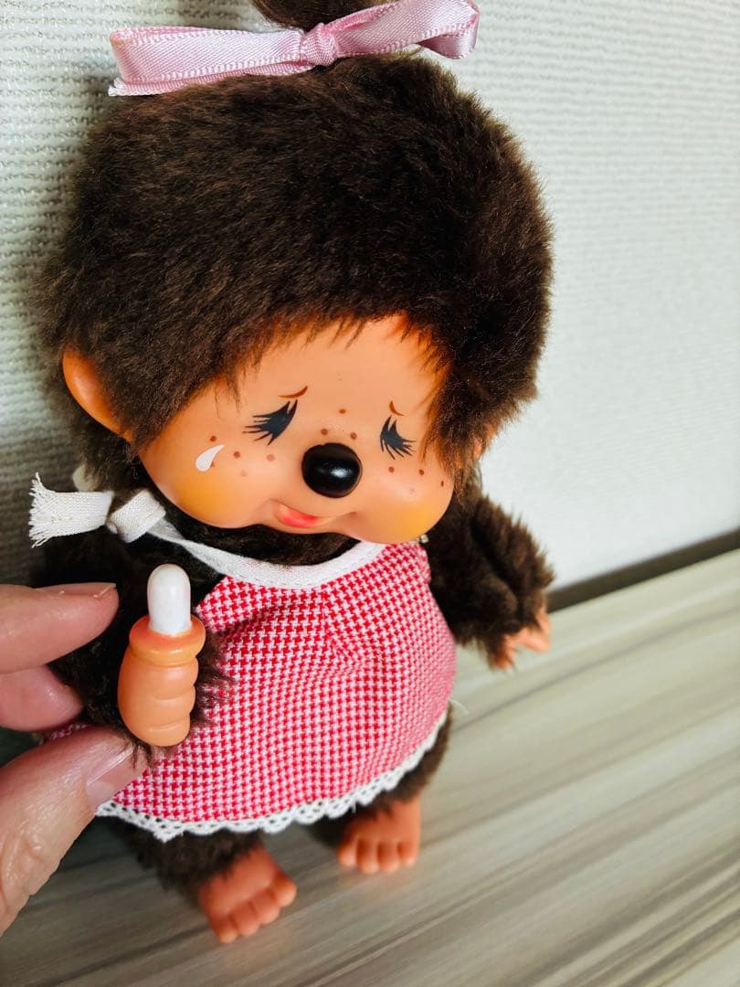 1974年初期モンチッチちゃん　泣き顔　ワンピース