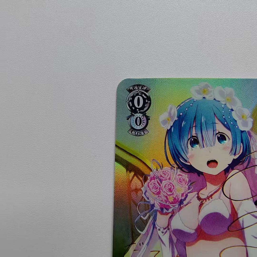 純白の花嫁 レム ヴァイスシュヴァルツ リゼロ サイン入りカード