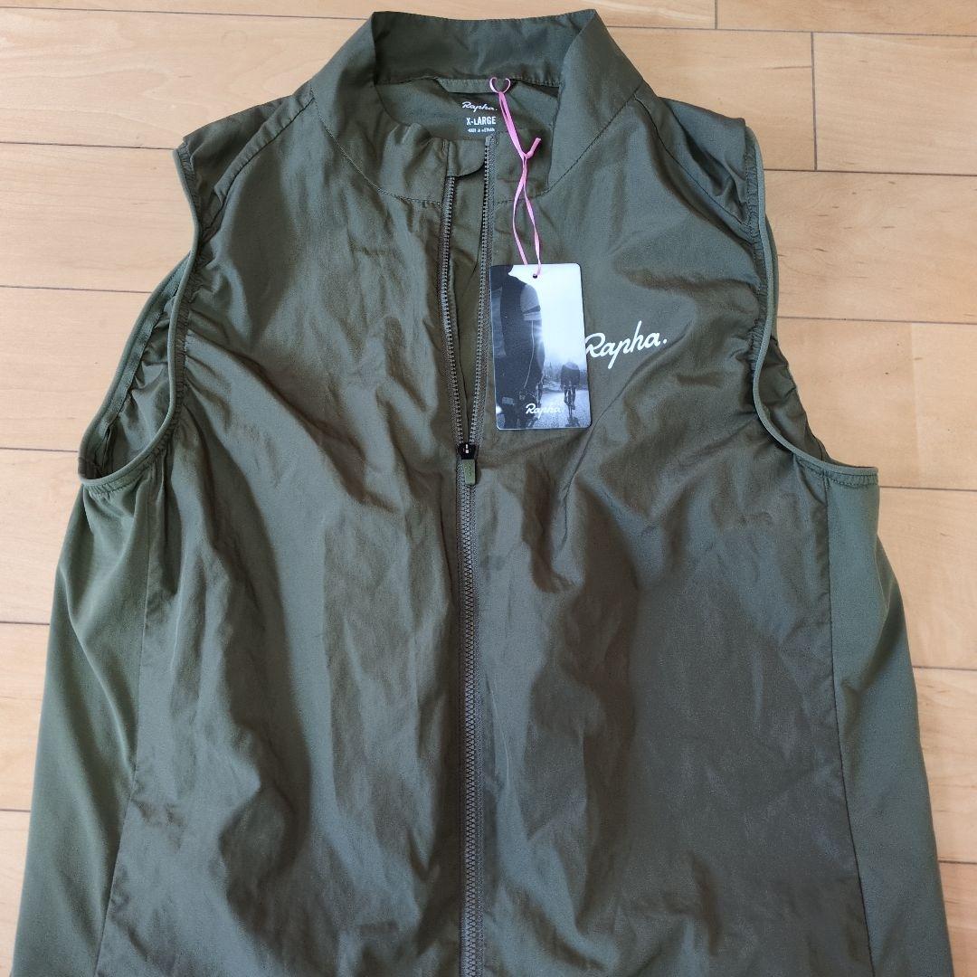Rapha Core Gilet ジレ XL ダークカーキ ラファ　ジレ