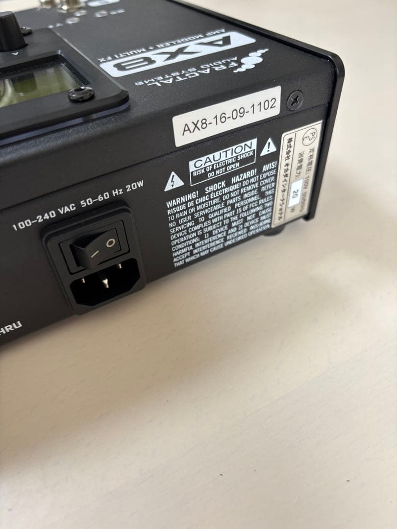 【美品】AX8 Fractal Audio Systems ギタープロセッサー