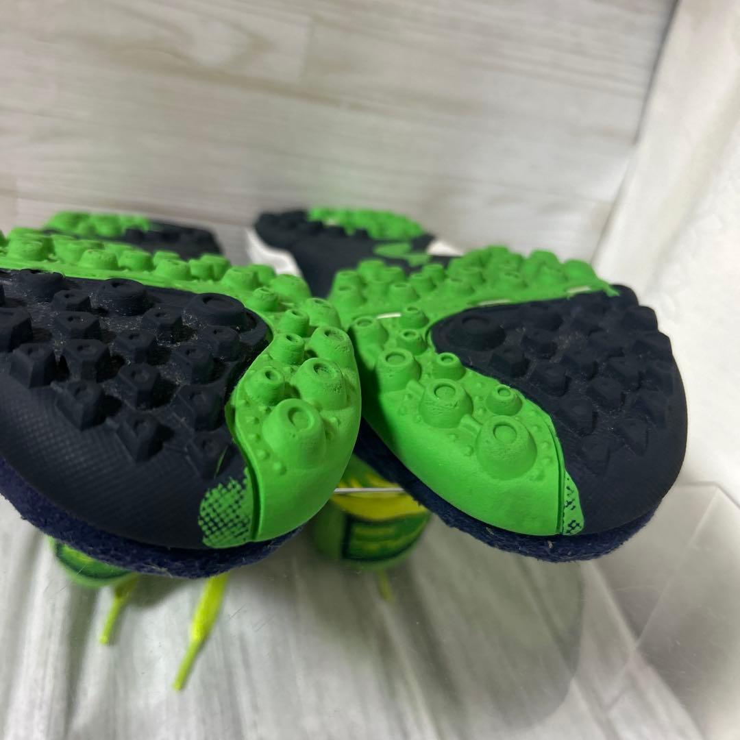 JOMA TOP FLEXのフットサルシューズ★ 25.5cmグリーン×ネイビー