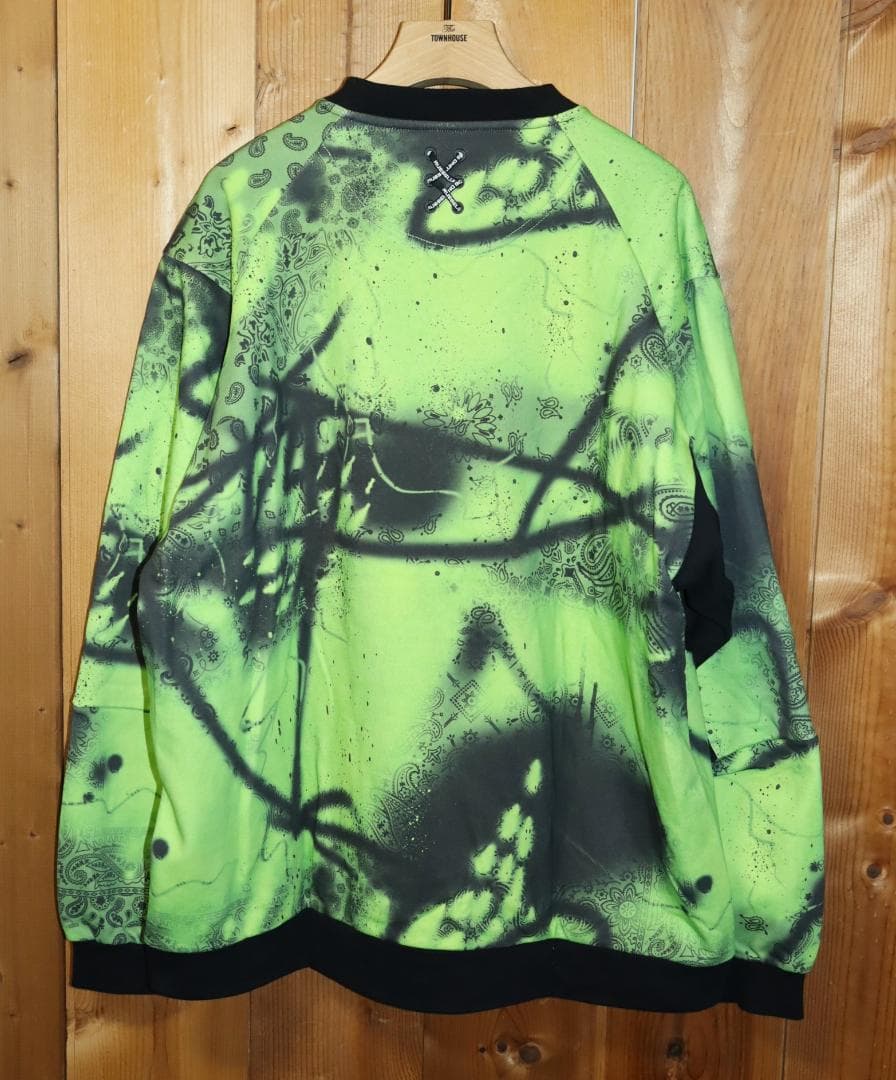 新品 ラッセルノ クルーネックプルオーバー スプレーペイズリー (7/XXL)Ⓗ