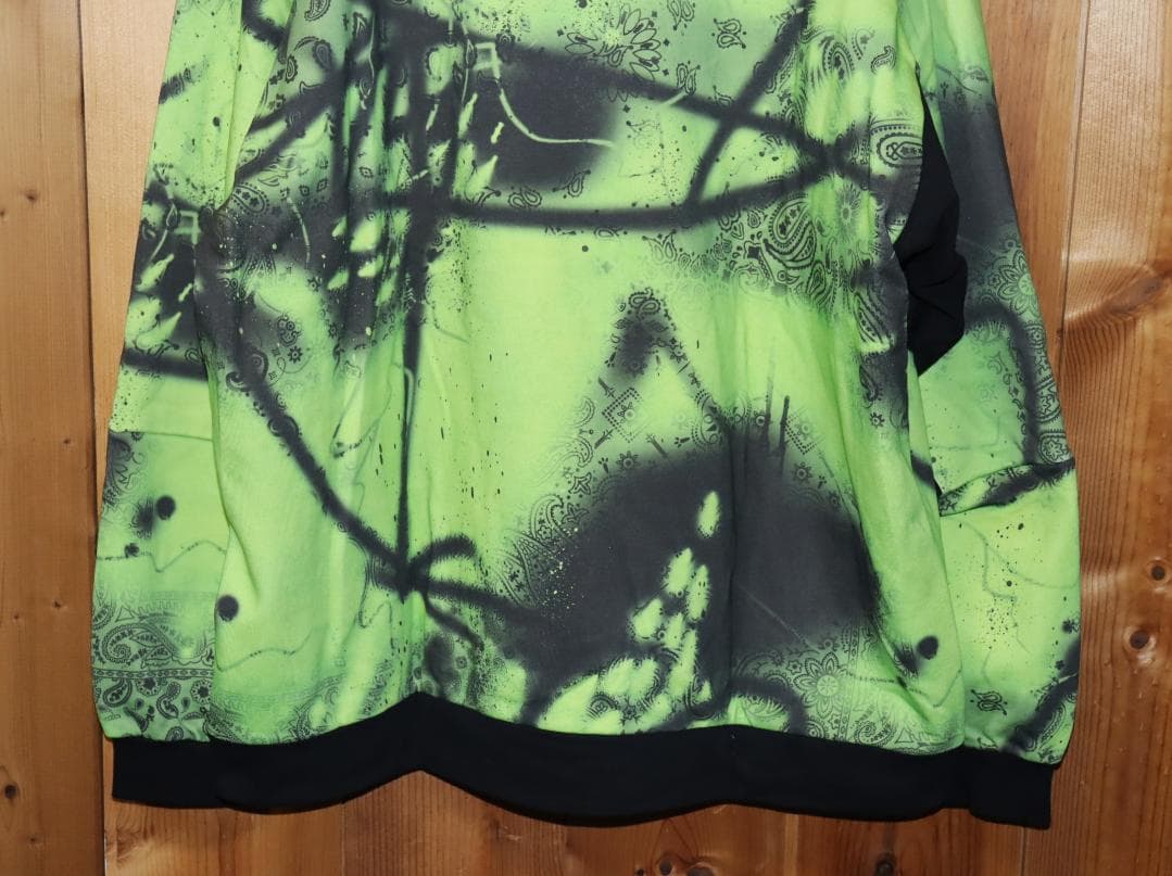 新品 ラッセルノ クルーネックプルオーバー スプレーペイズリー (7/XXL)Ⓗ