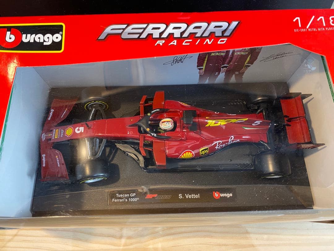 Burago SF1000 ミニカー 1/18 S. Vettel