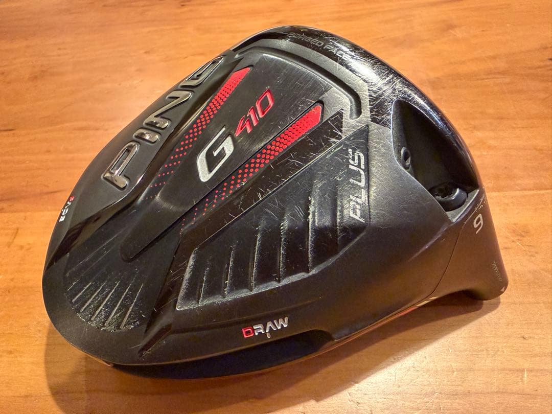 PING G410 PLUS ドライバー　9.0度　ヘッドのみ　純正カバー付き