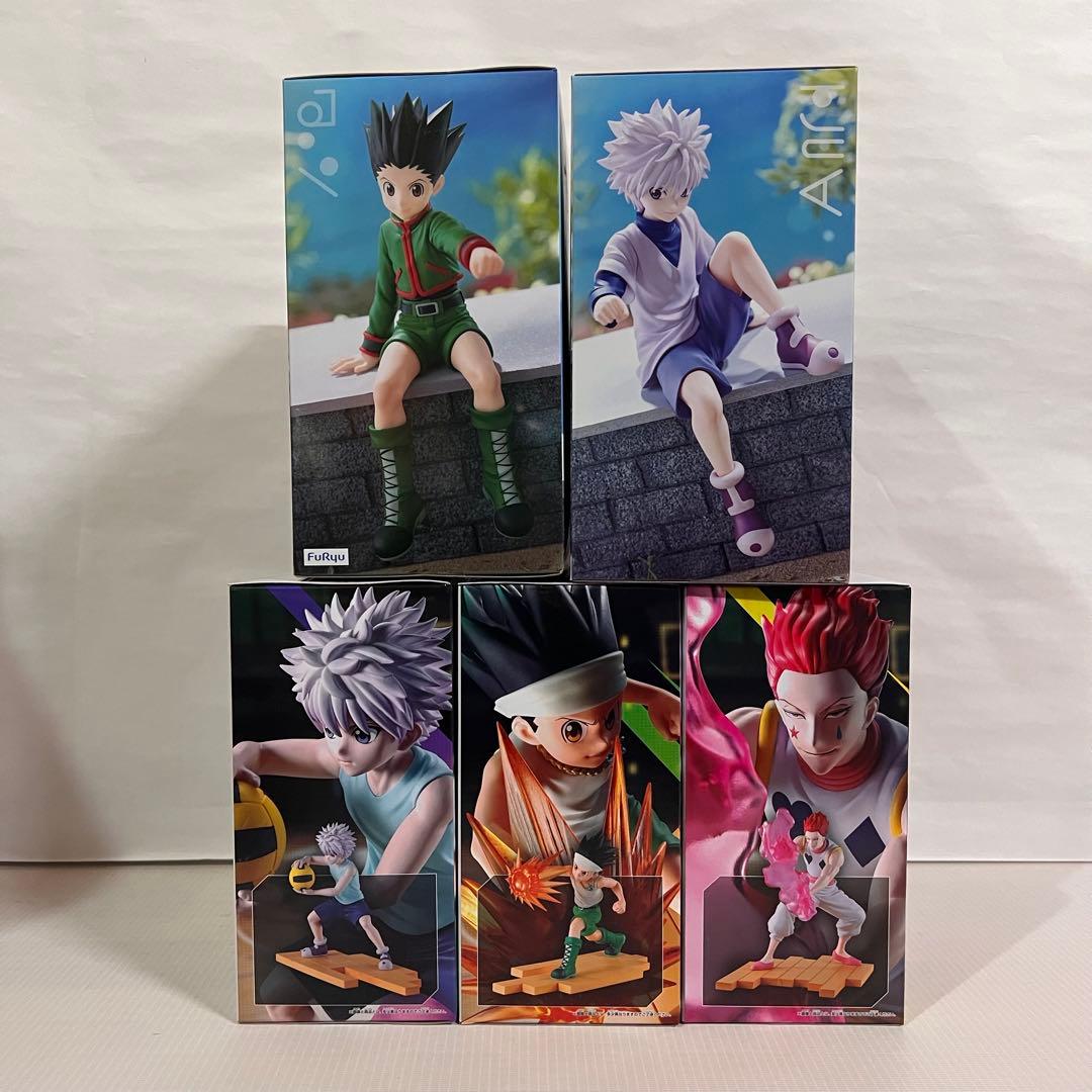 ハンターハンター　ゴン キルア ヒソカ フィギュア　GI編　ぬーどるストッパー