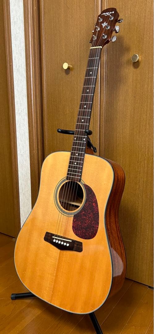 Aria ADW-300 SN アコースティックギター 調整済 ソフトケース付