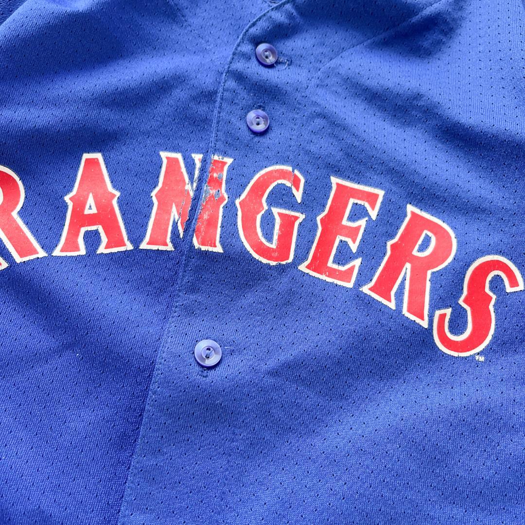 【90s MLB 】RANGERS ユニフォーム　USA製｜110サイズ