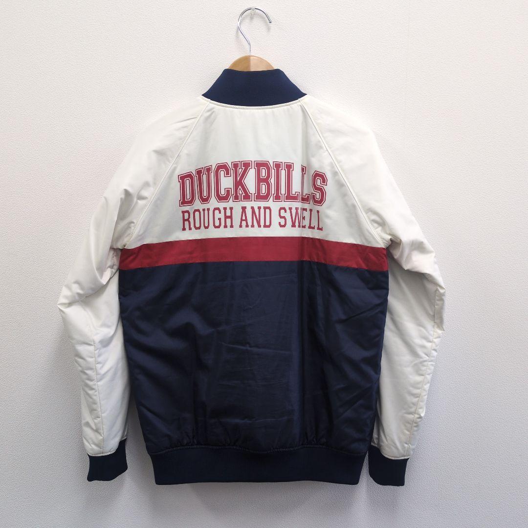 Duckhills スポーツジャケット ホワイト/ネイビー/レッド