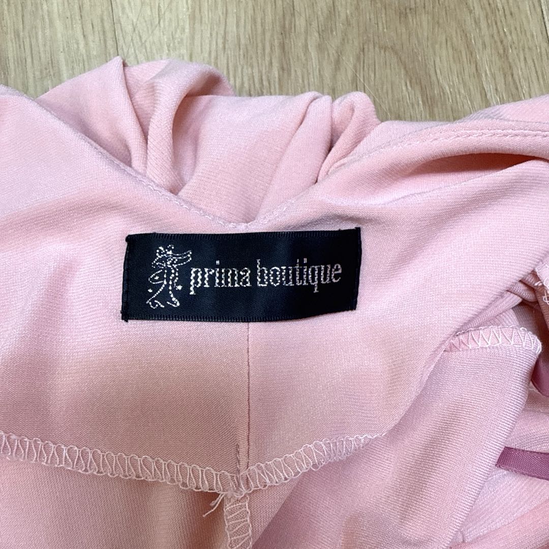 6140★primaboutique★S ピンク スタンダードドレス 社交ダンス