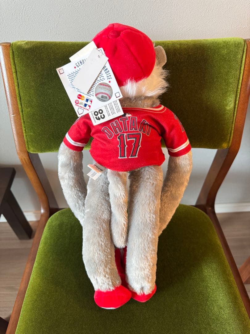 大谷翔平　ラリーモンキー　エンジェルズ　ぬいぐるみ FOCO製 約30cm