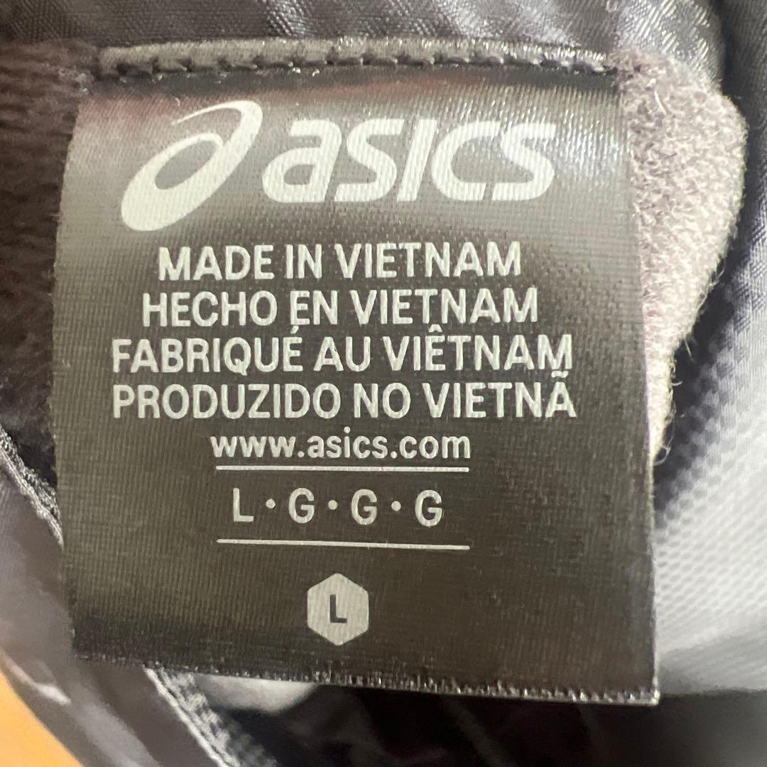 asics ウィンドブレーカー L 黒/白