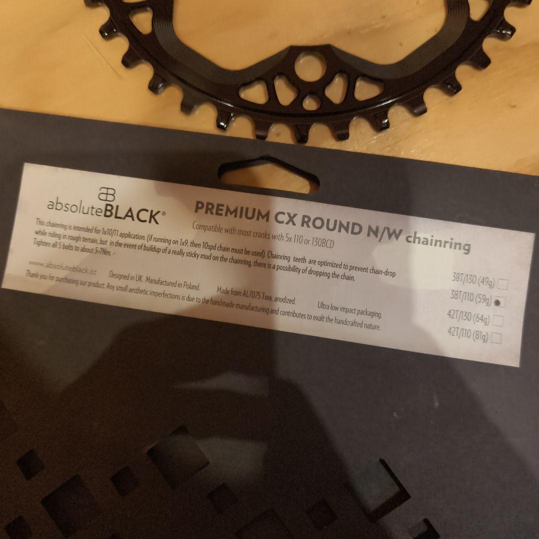 38t ナローワイド absoluteBLACK PREMIUM ROUND