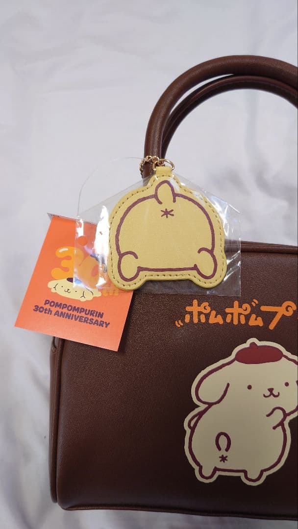 ポムポムプリン 30周年 ボストンバッグ