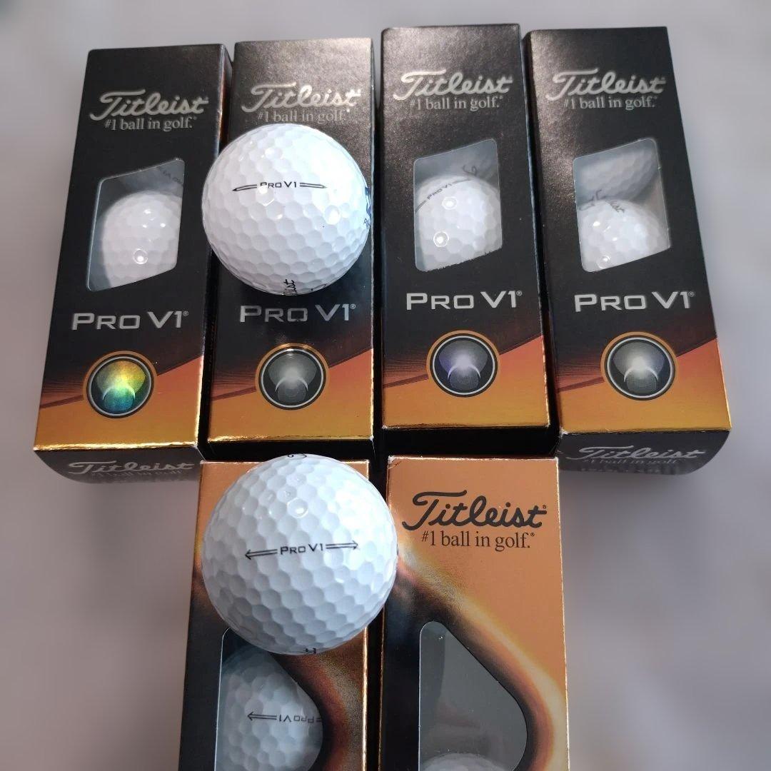 企業ロゴ入・新品■タイトリスト プロV1 Titleist ProV1　18球