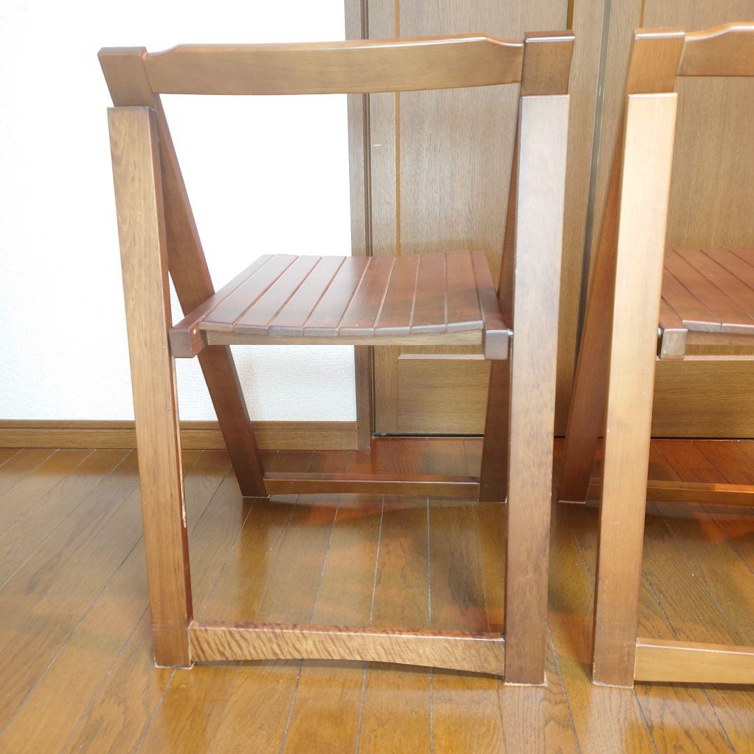 ヴィンテージ　フォールディングチェア　ガーデニングチェア　古道具