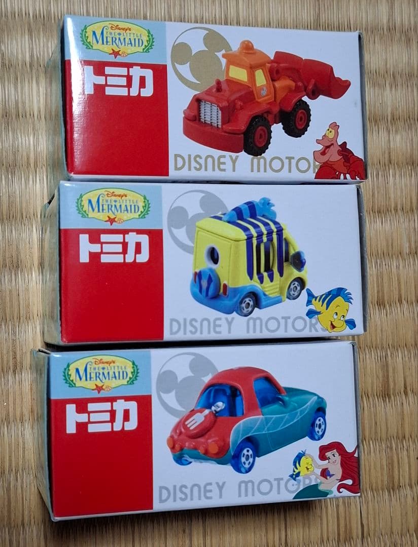 ディズニーモータース　リトルマーメイド　美女と野獣　アナと雪の女王　他　19台