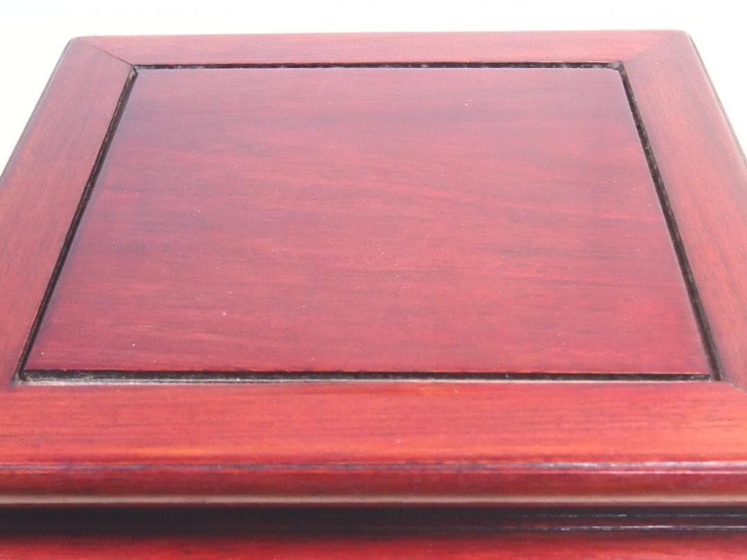 【良品】花梨無垢 飾り台 香炉台/花台/盆栽台/置台 李朝 唐木家具 インテリア