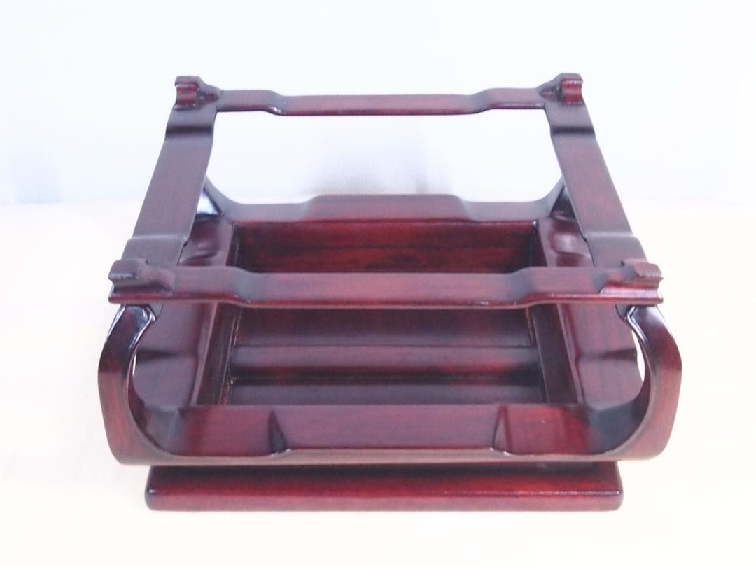 【良品】花梨無垢 飾り台 香炉台/花台/盆栽台/置台 李朝 唐木家具 インテリア