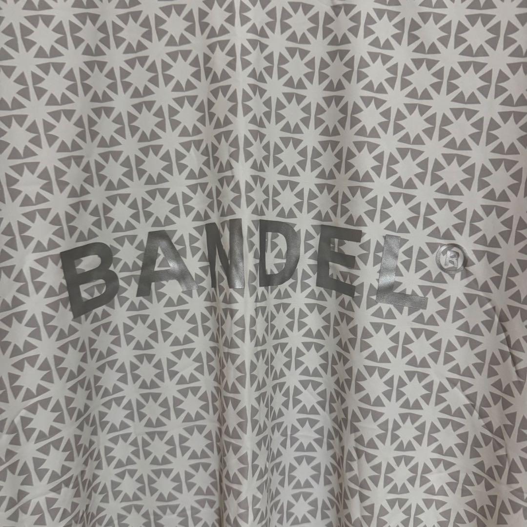 バンデル モックネック 半袖 ゴルフウェア 白×グレー WHITE×GREY