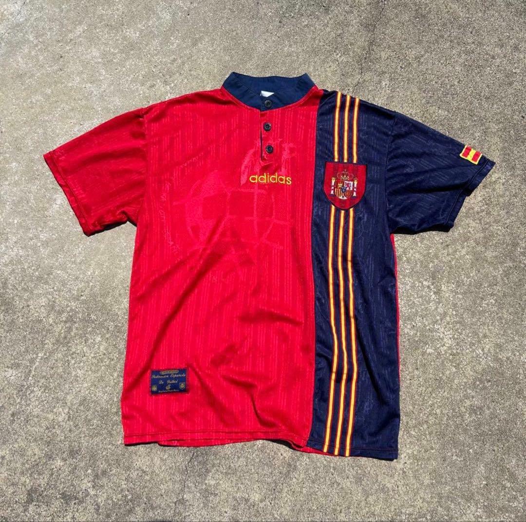 専用90s adidas soccer SPAIN game shirts