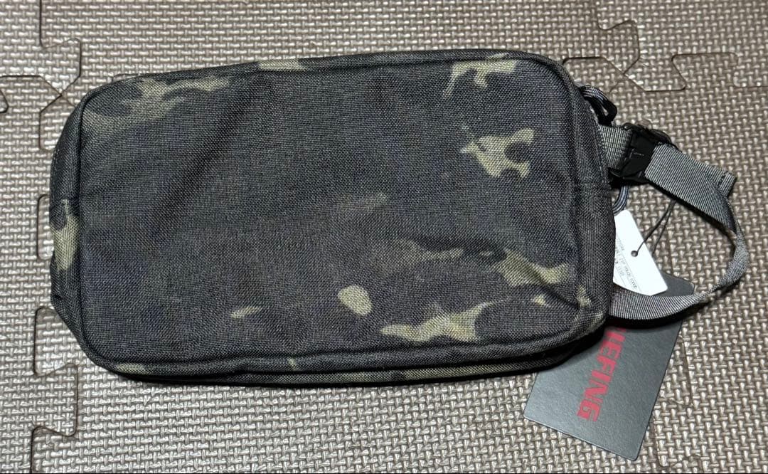 新品 BRIEFING TURF DOUBLE ZIP POUCH 1000D