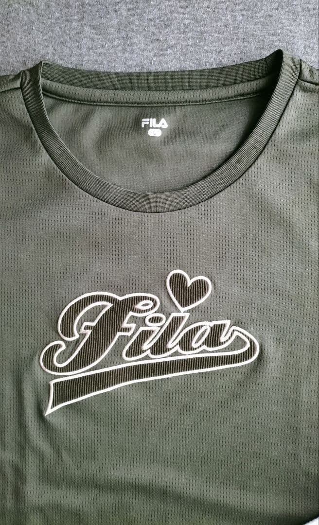 断捨離中様　Fila ロゴTシャツL＆FILAフリルスカートМセット