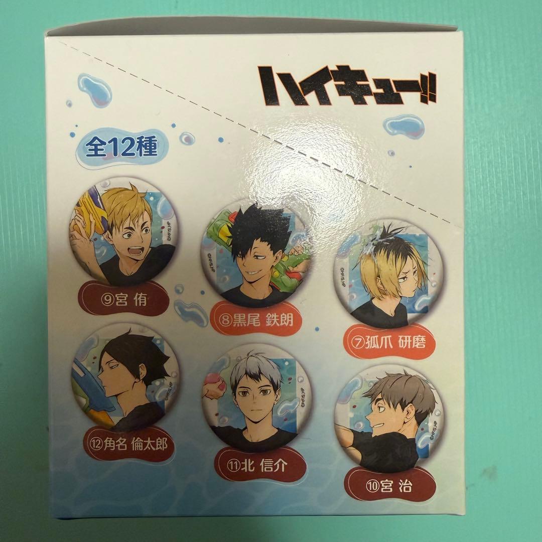 ハイキュー　水遊び　缶バッジ　BOX