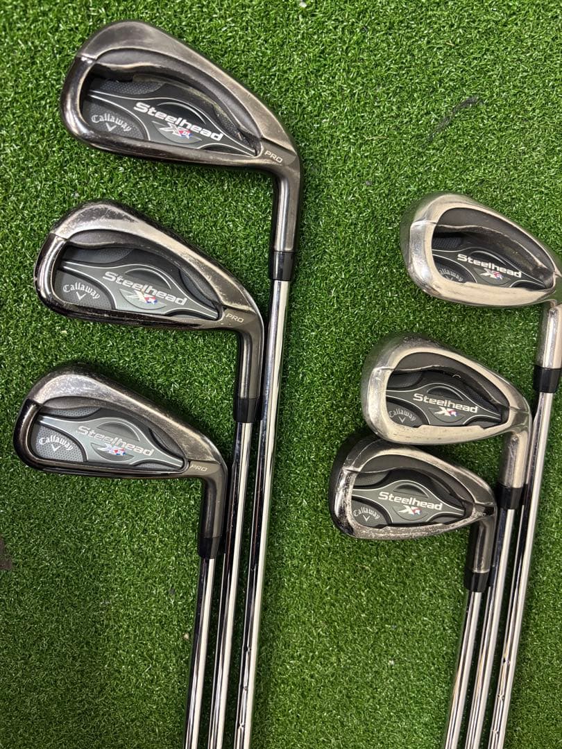 Steelhead XR PRO アイアン＋JAWSウェッジ＋パター 9本セット