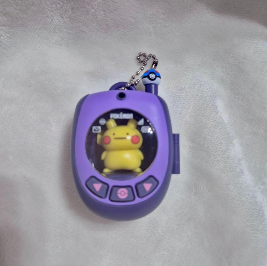 【韓国限定】ポケモン ガチャ メタモン ピカチュウ ガラケー キーリング①